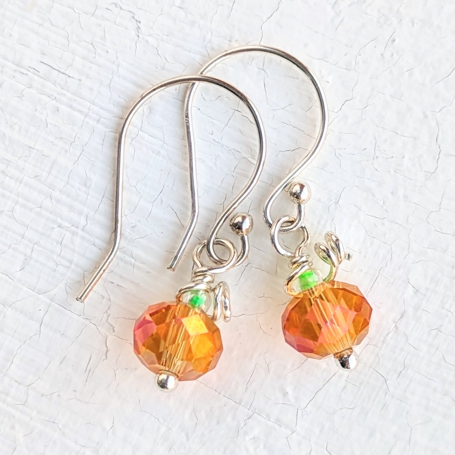 Pumpkin Crystal Jewelry
