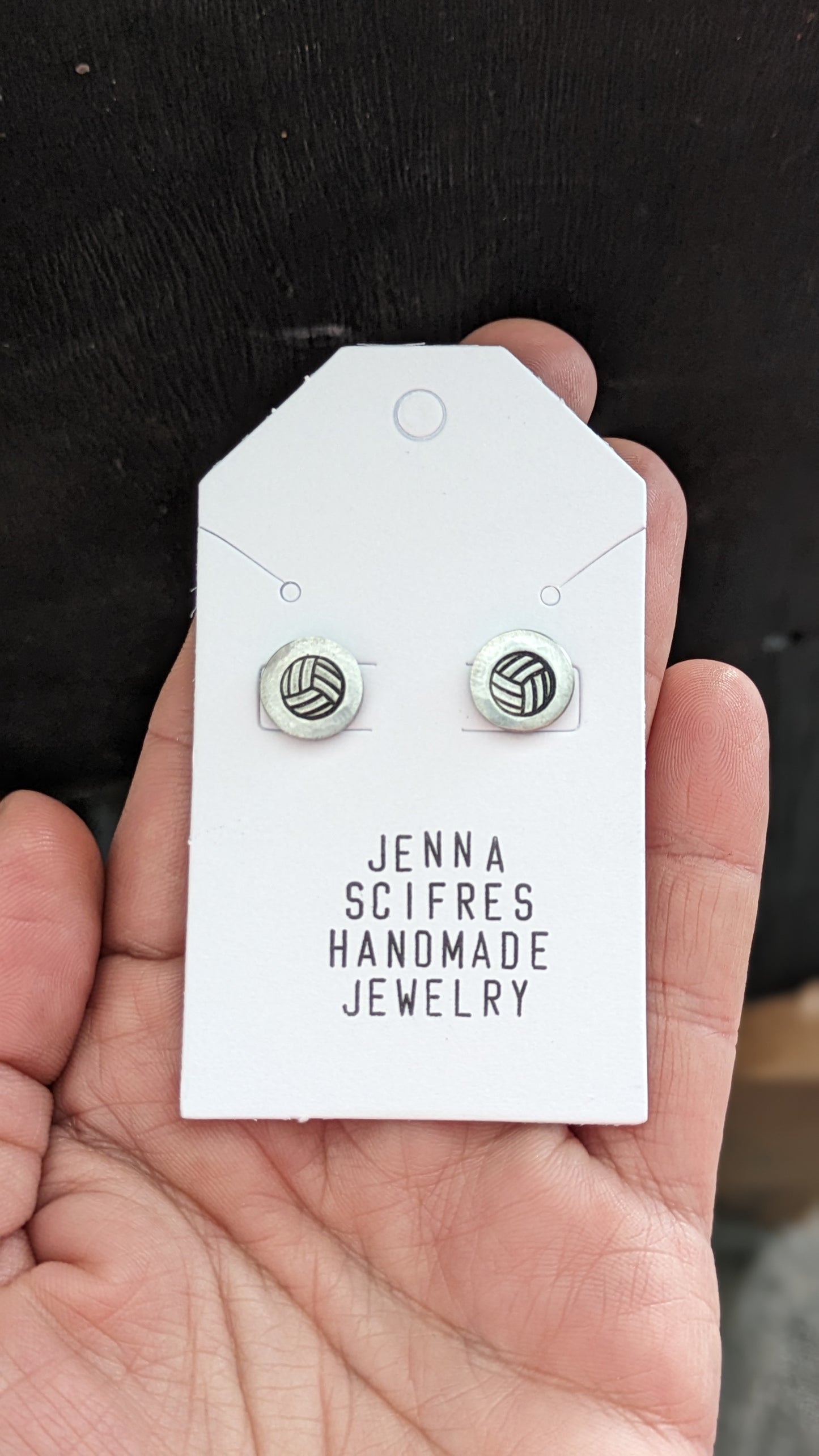 Handmade Sports Earrings, 10mm, Hypoallergenic