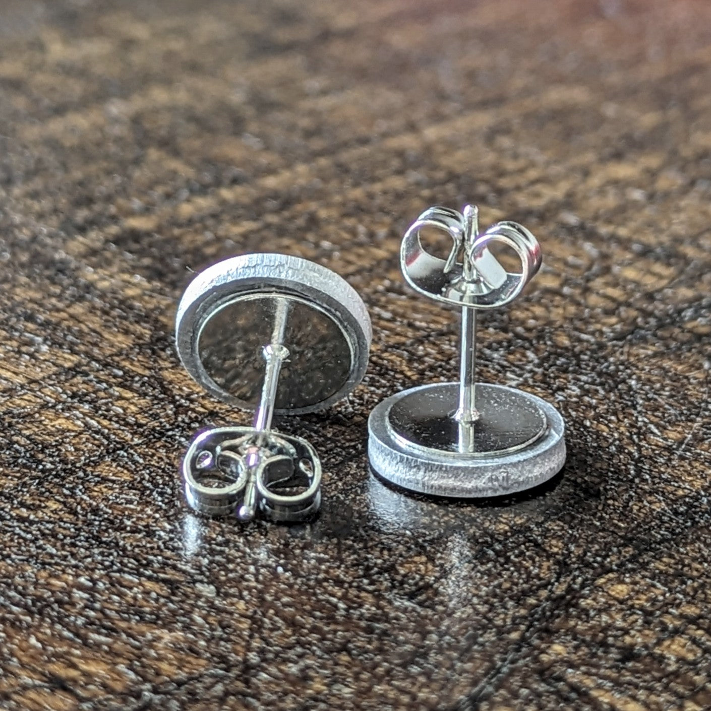 Handmade Sports Earrings, 10mm, Hypoallergenic