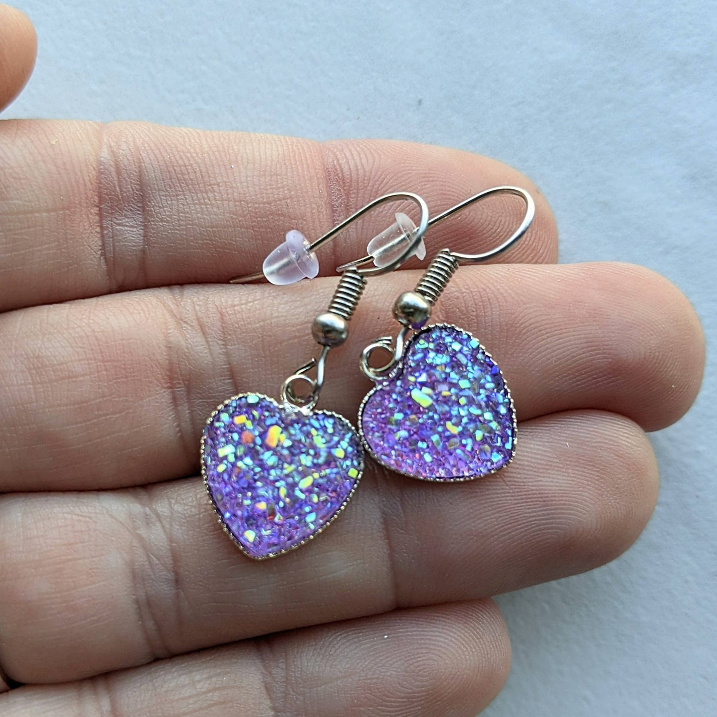 Valentine Heart Dangle Earrings