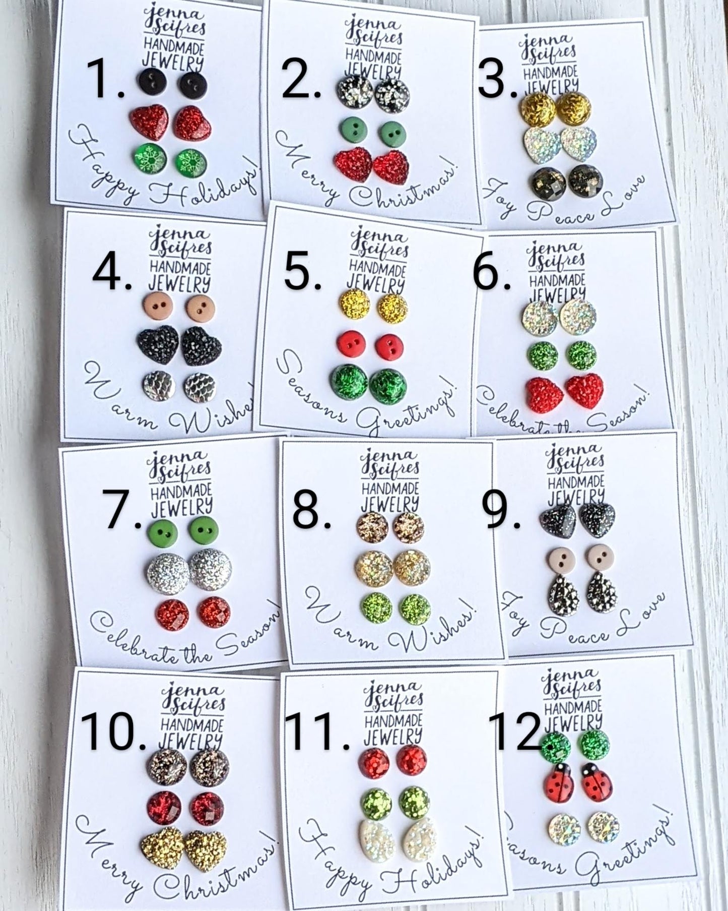 Holiday 3 Pack Studs