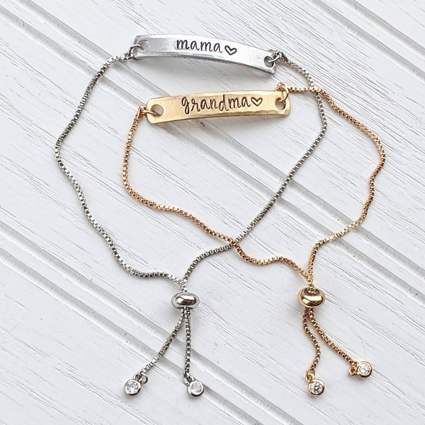 Personalized Name Plate Adjustable Bracelet