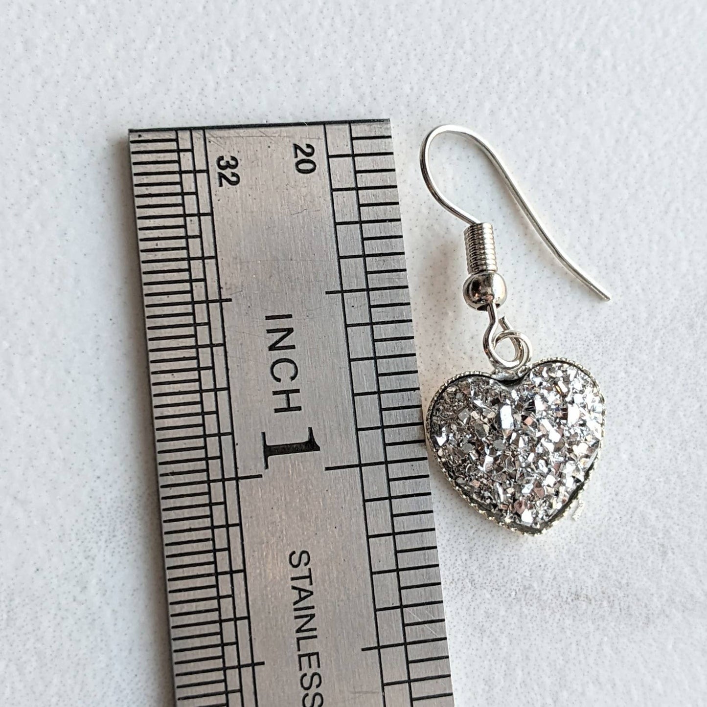 Valentine Heart Dangle Earrings