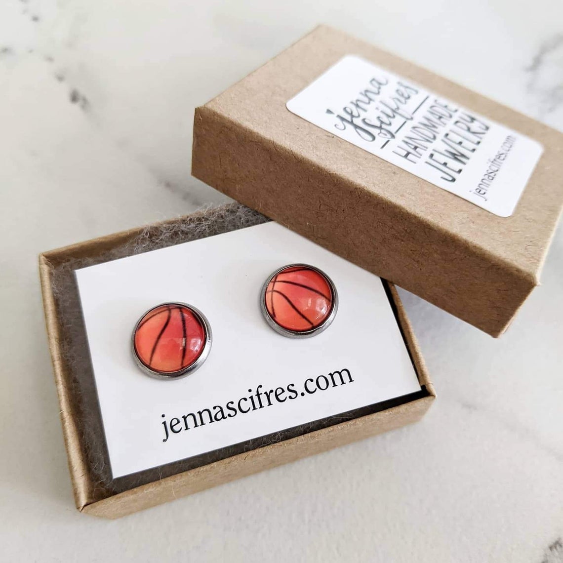 Sports Stud Earrings - Stainless Steel