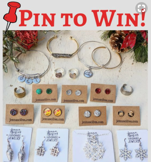 Pin to Win!  Win over $300 in Jenna Scifres Handmade Jewelry