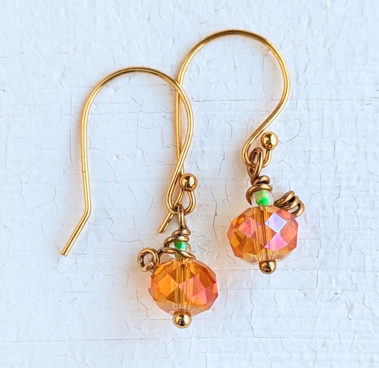 Pumpkin Crystal Jewelry