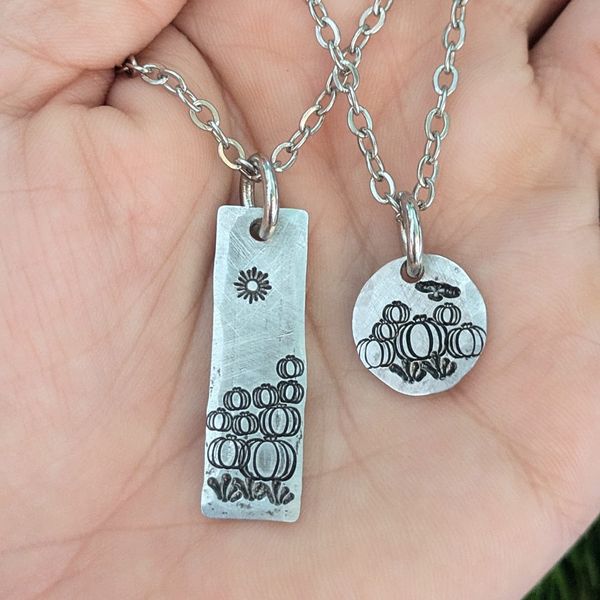 Pumpkin Patch Stamped Metal Jewelry Class