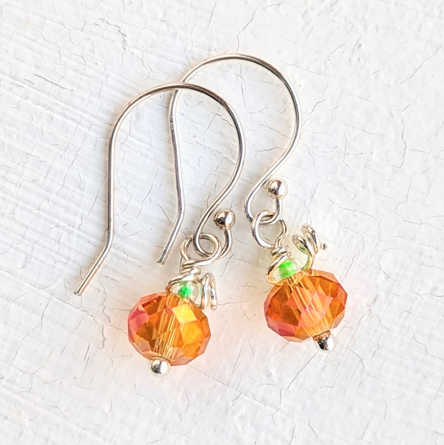 Pumpkin Crystal Jewelry