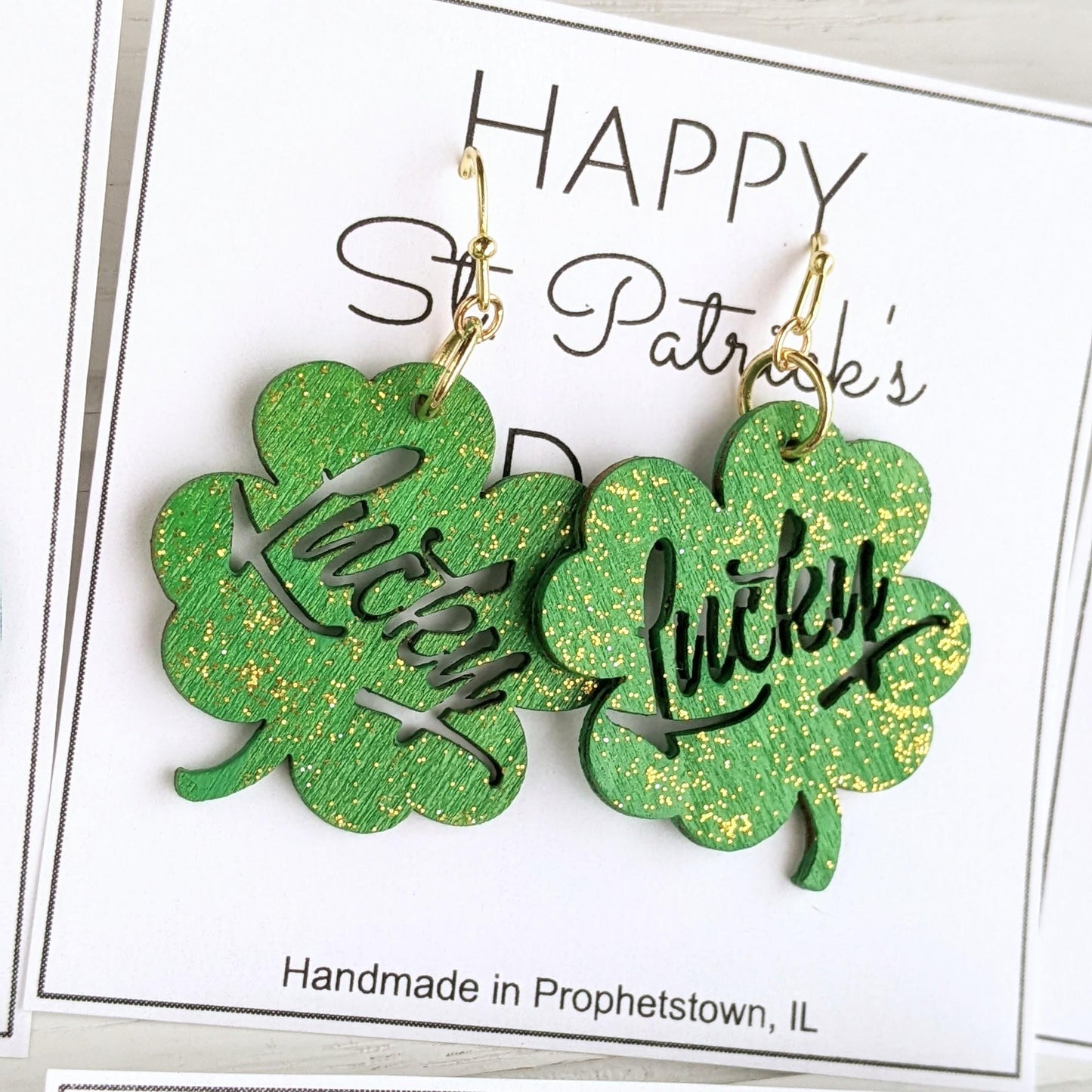 Paint Your Own St. Patrick's Day Earrings Class - Saturday March 2