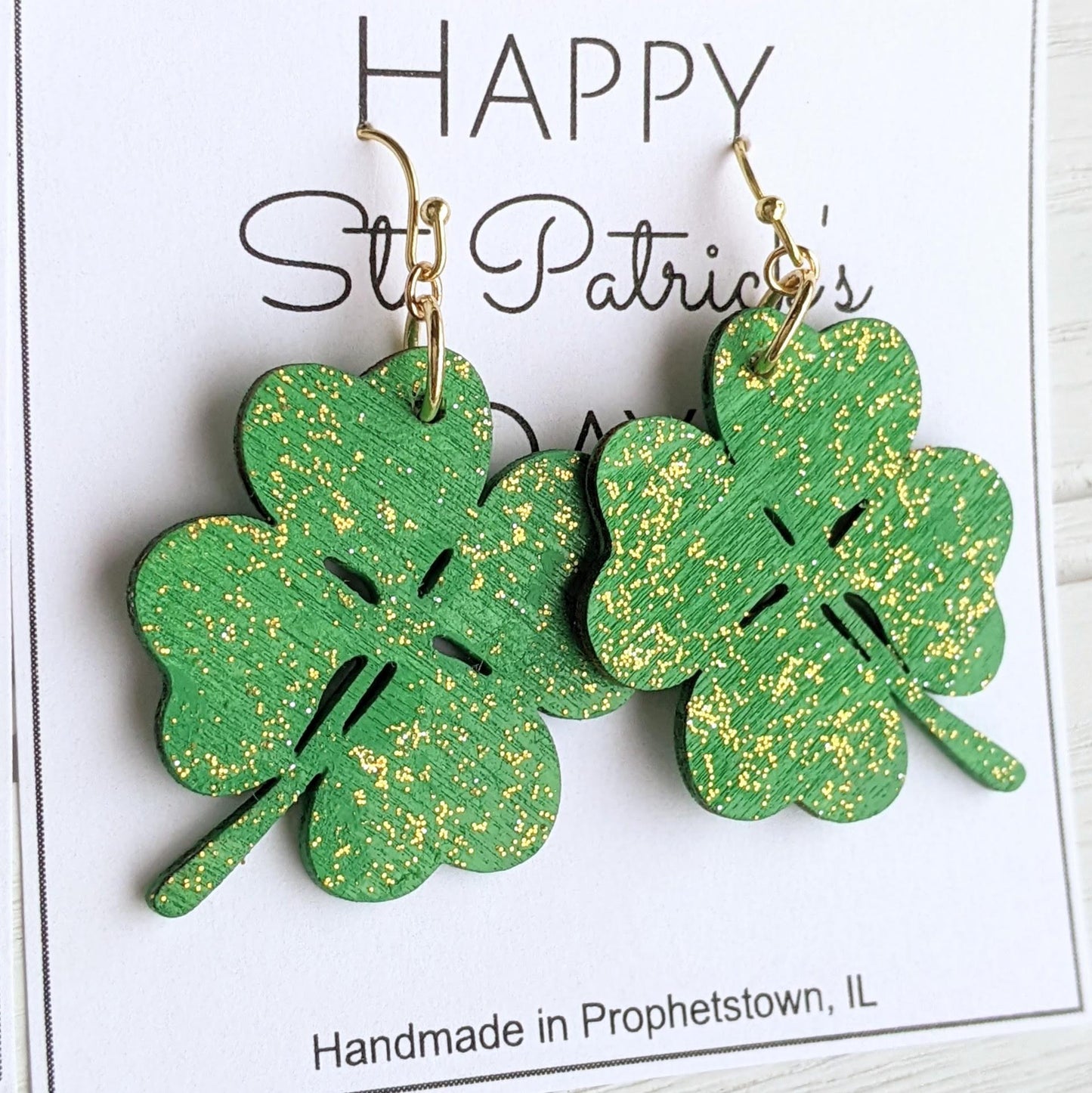 Paint Your Own St. Patrick's Day Earrings Class - Saturday March 2