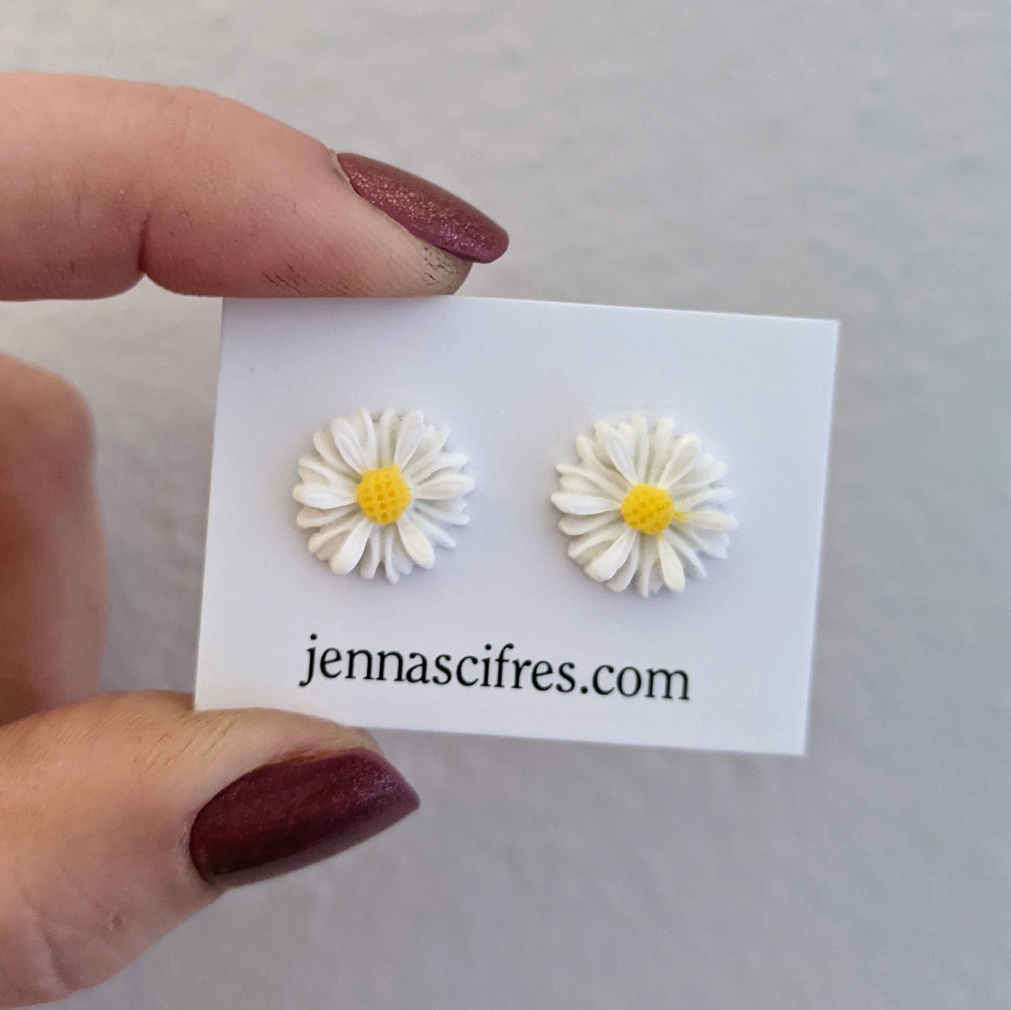 Flower and Succulent Stud Earrings