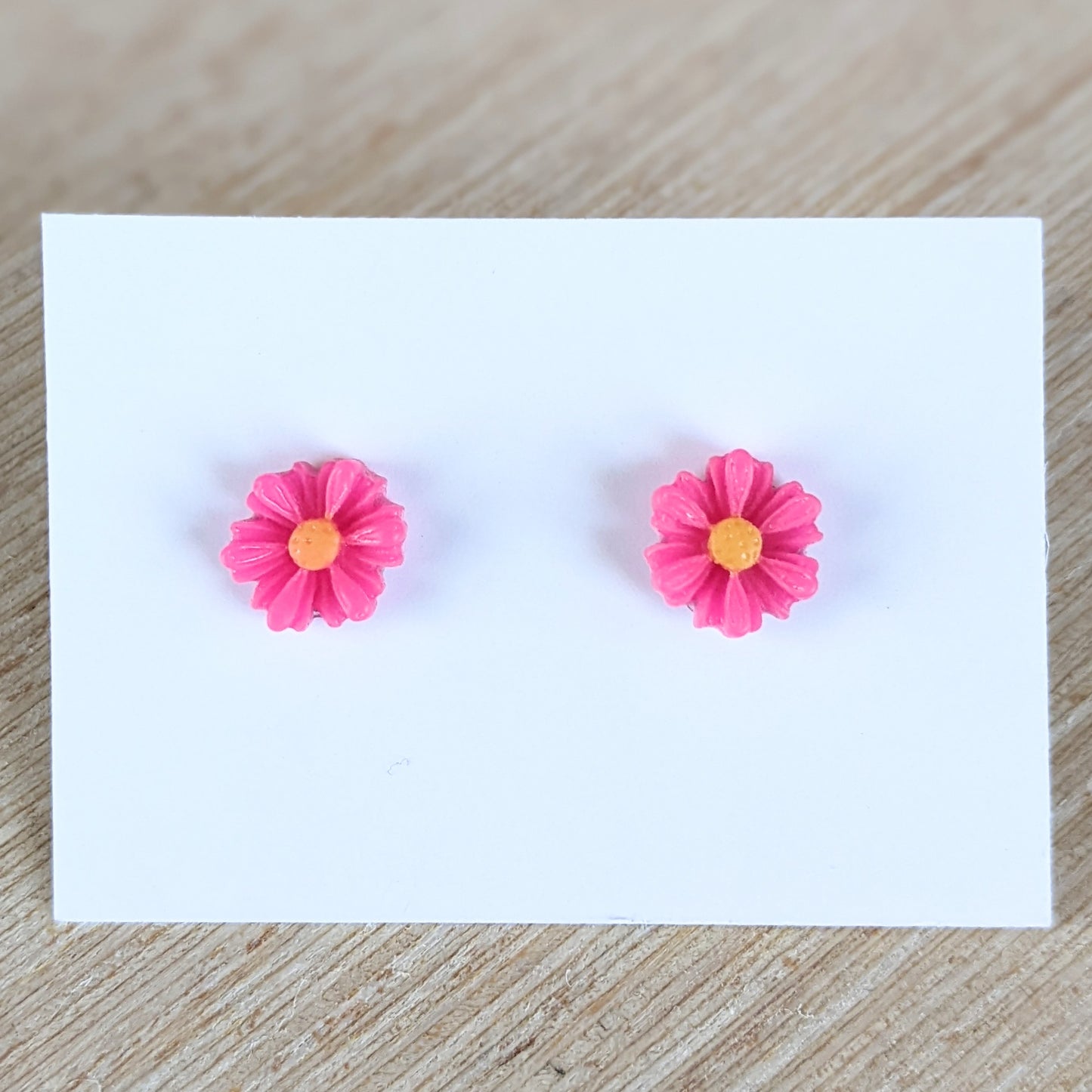 Flower and Succulent Stud Earrings