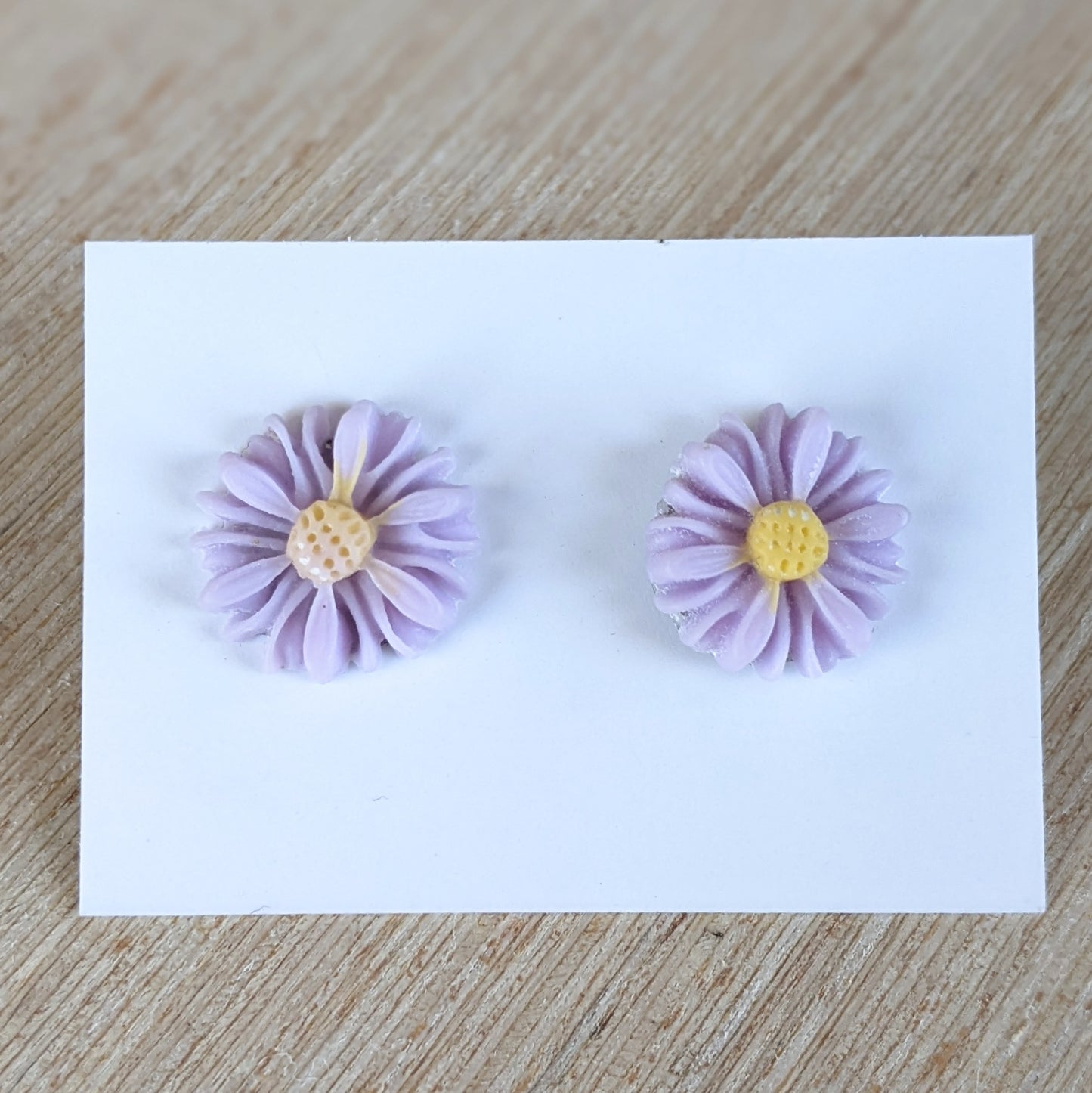 Flower and Succulent Stud Earrings