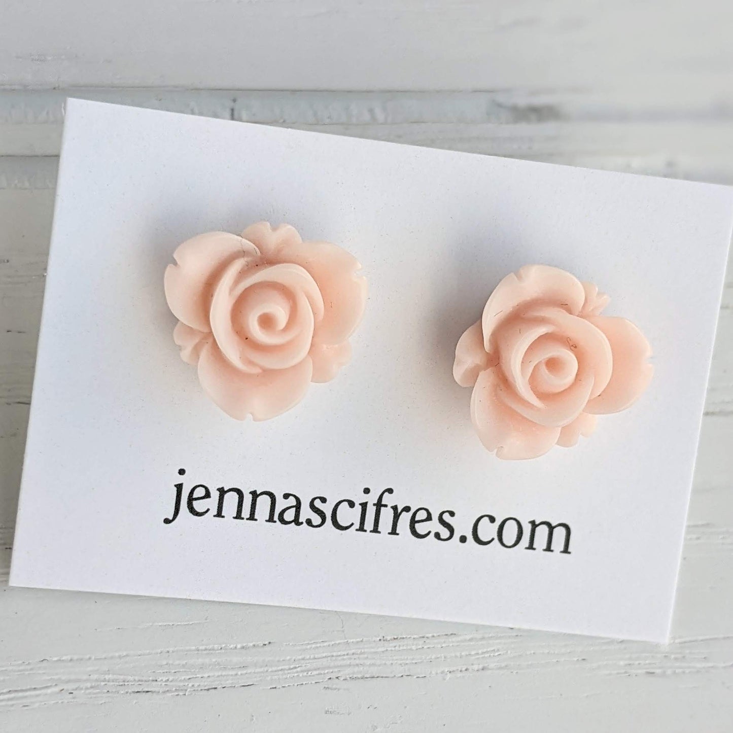 Flower and Succulent Stud Earrings