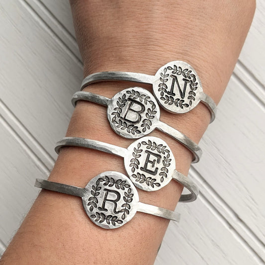 Boho Initial Cuff