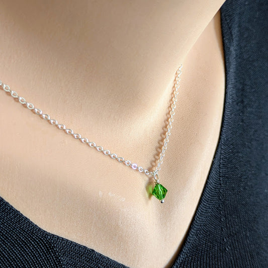 Birthstone Crystal Necklace