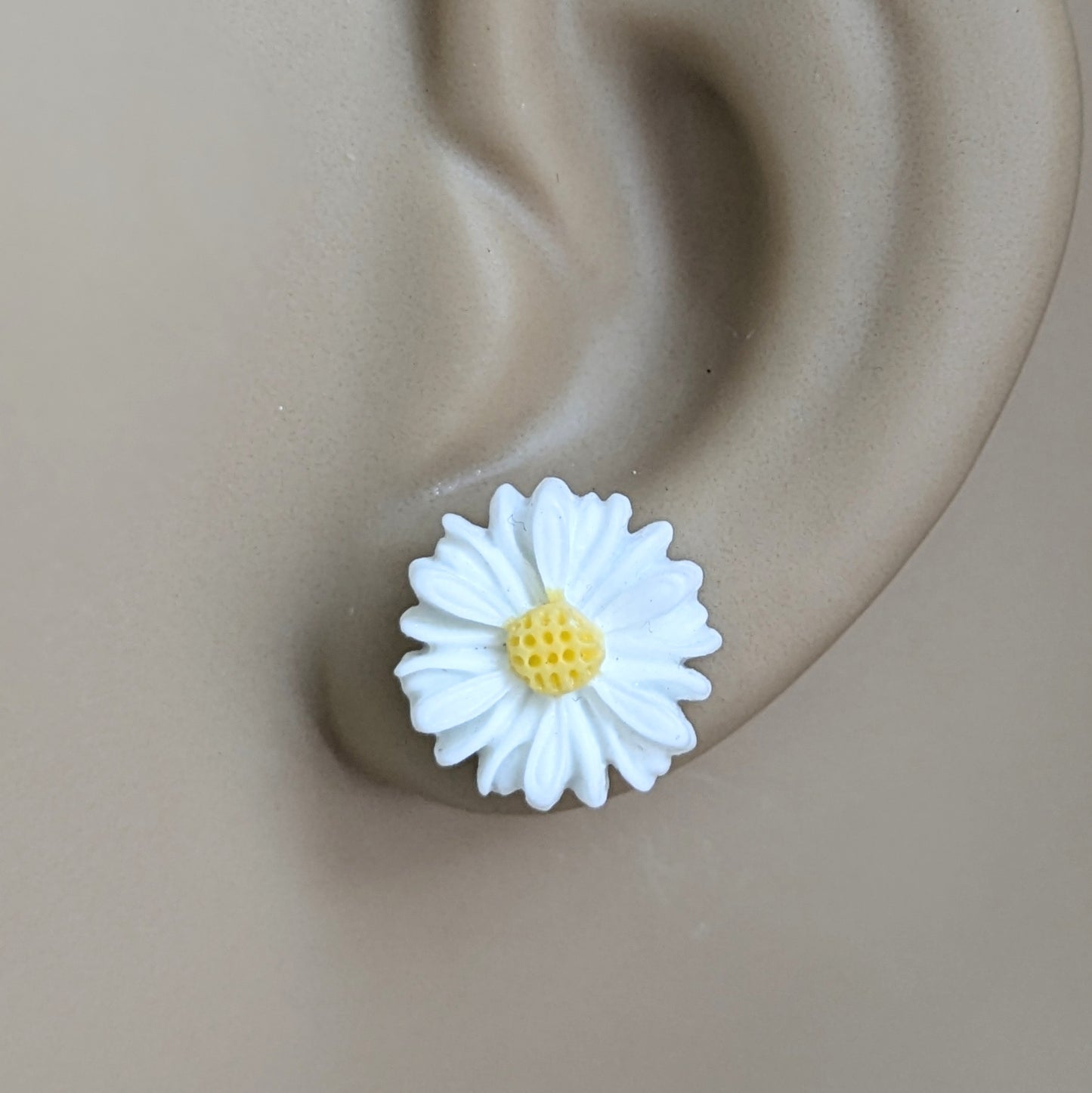 Flower and Succulent Stud Earrings