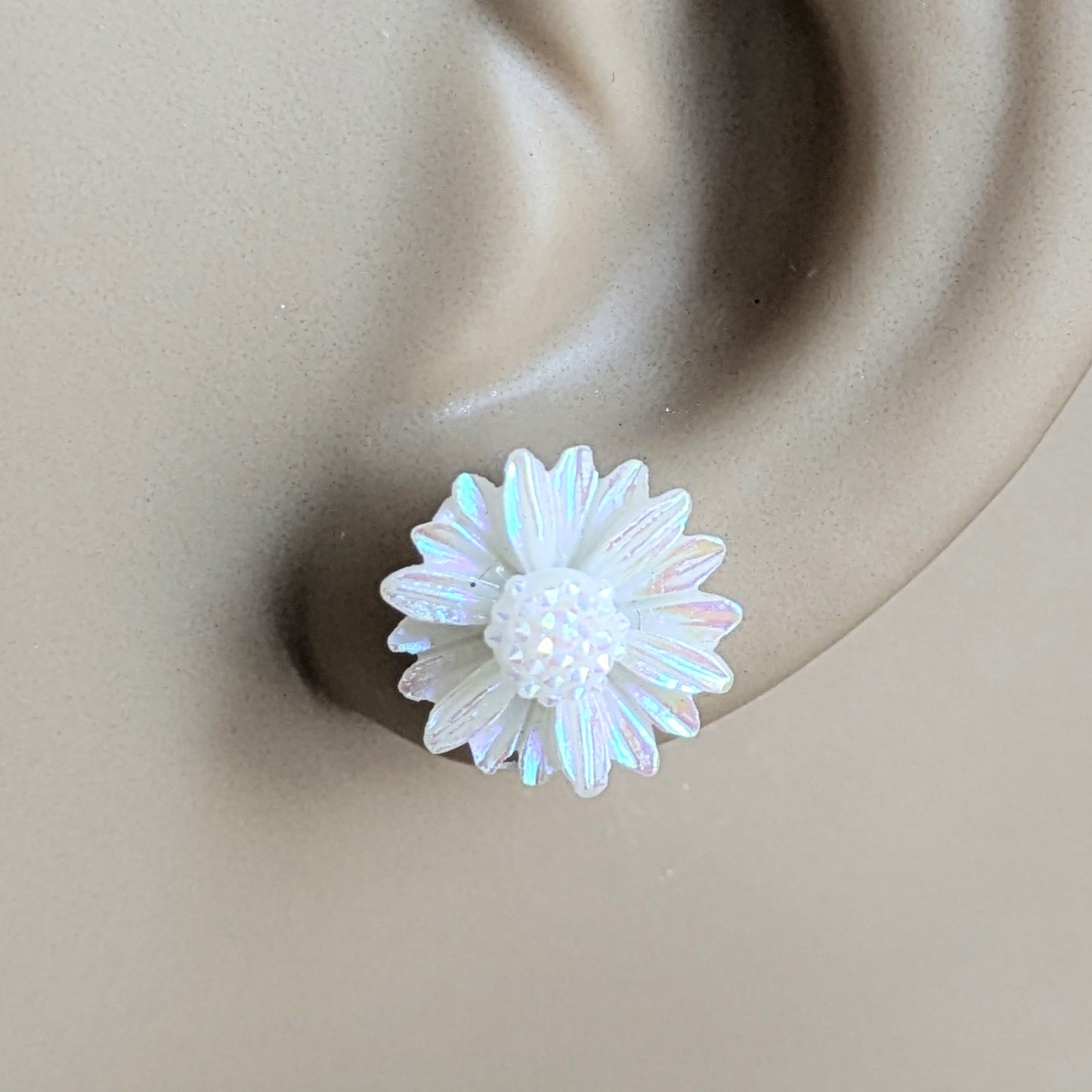 Flower and Succulent Stud Earrings