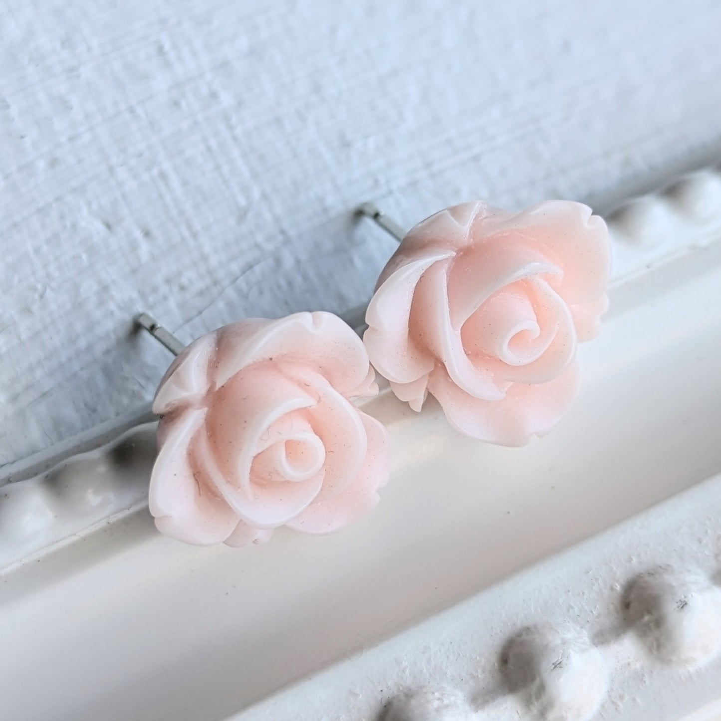 Flower and Succulent Stud Earrings