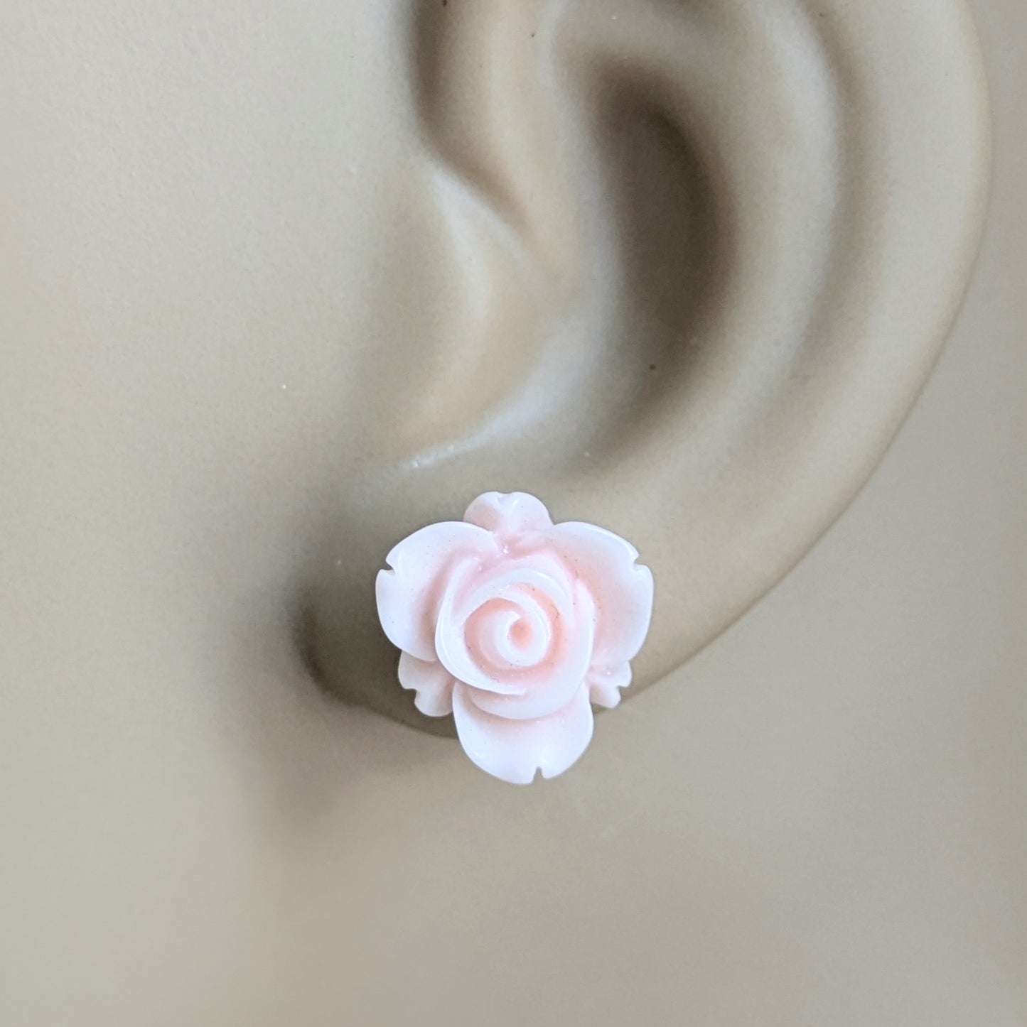 Flower and Succulent Stud Earrings