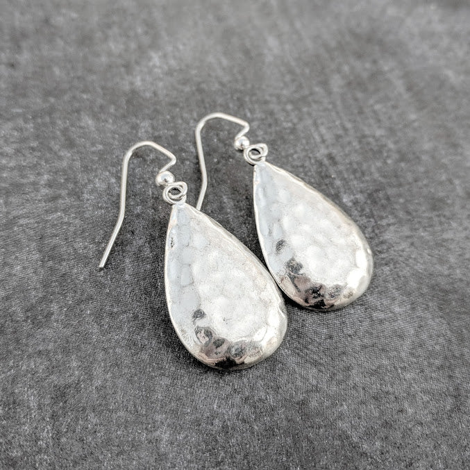 Lauren Ralph Lauren Silver Dangling Teardrop Earrings | Dillard's