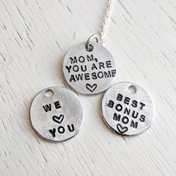 Secret Message Necklace for Mom