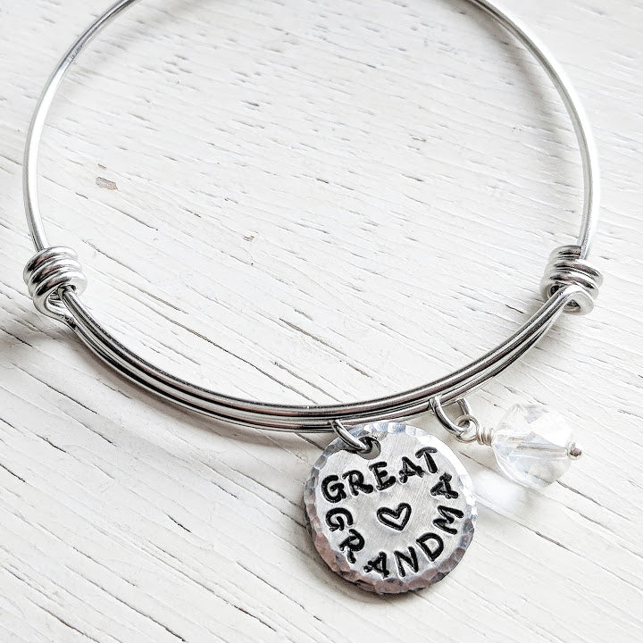 GREAT GRANDMA Bangle Bracelet