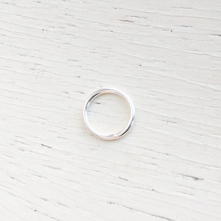 Thin silver nose on sale ring