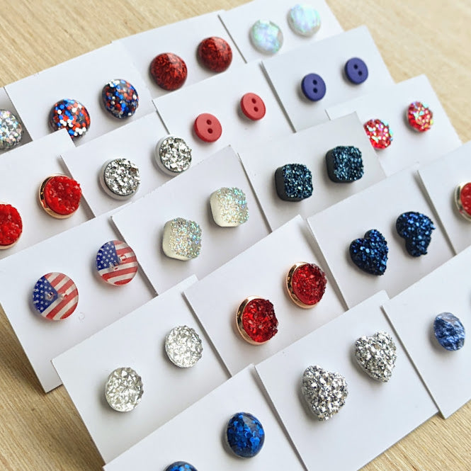 Patriotic Stud Earring Collection 2022