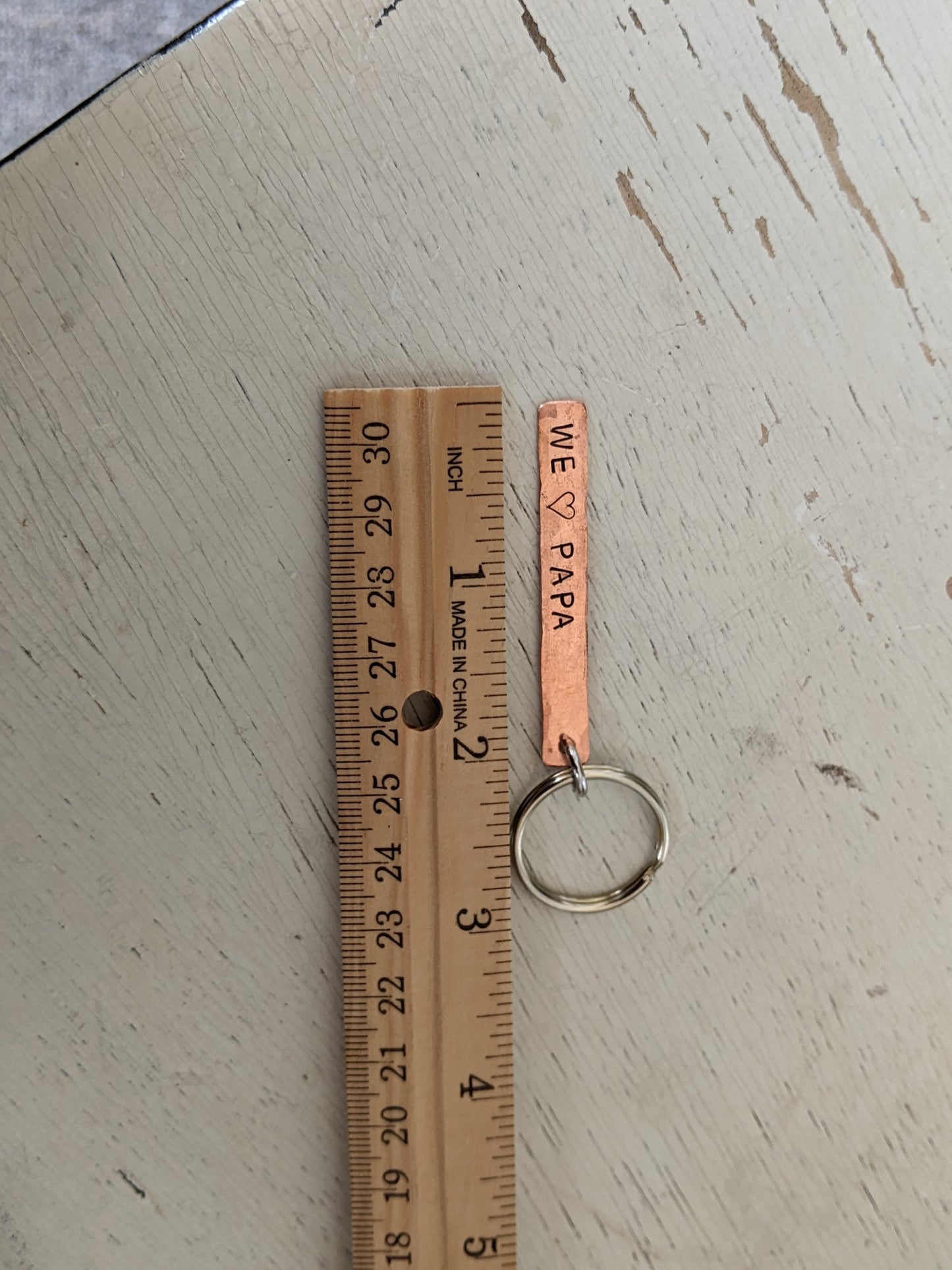 Custom Copper Keychain