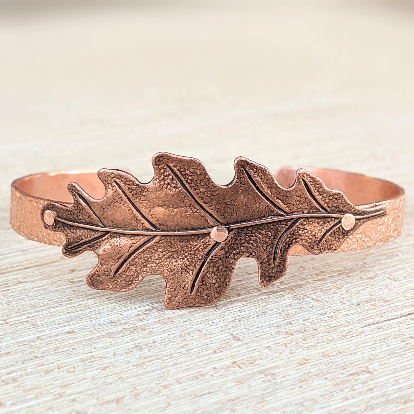 Oak Leaf Cuff Bracelet
