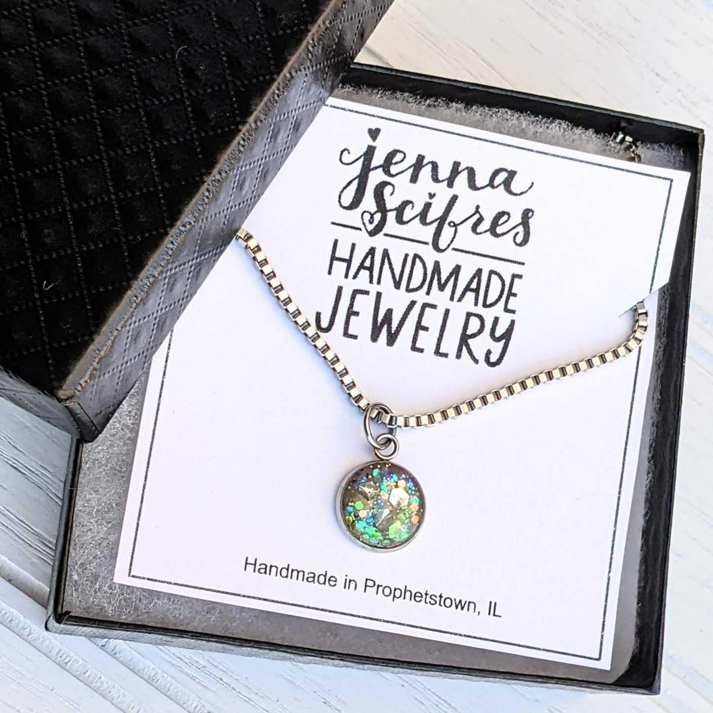 Memorial Bubble Pendant Necklace