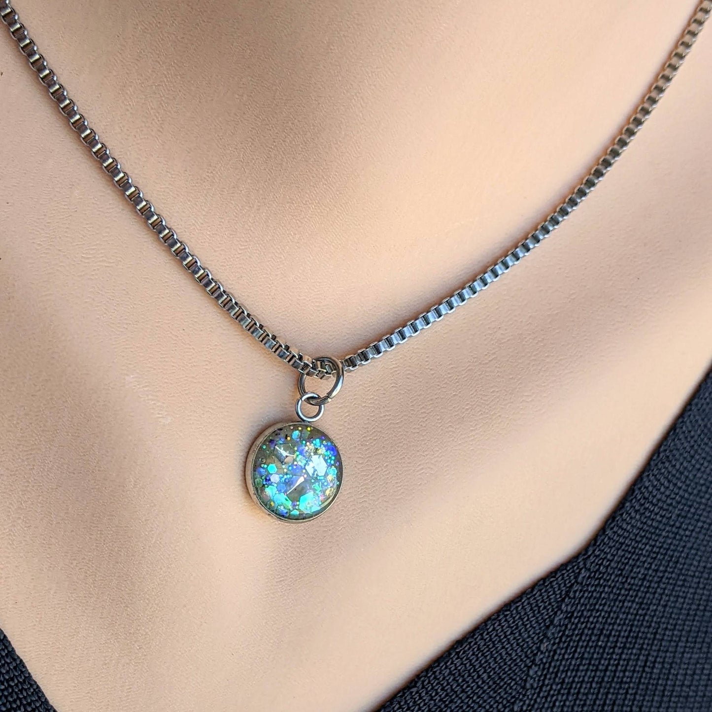 Memorial Bubble Pendant Necklace