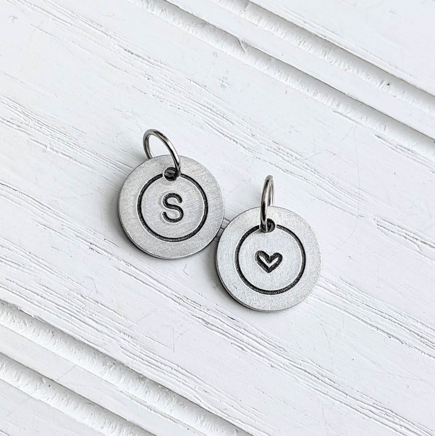 Stamped Disc Charm