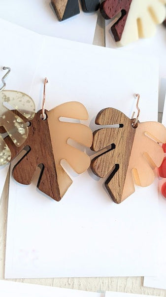 Wood Leaf Dangle Collection
