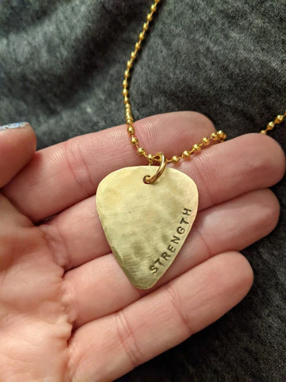 Custom Guitar Pick Necklace