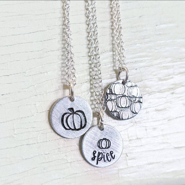 Dainty Pumpkin Necklace Collection