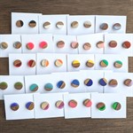 Wood Resin Stud Earring Collection